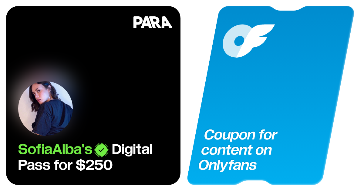 Coupon for content on Onlyfans · SofiaAlba