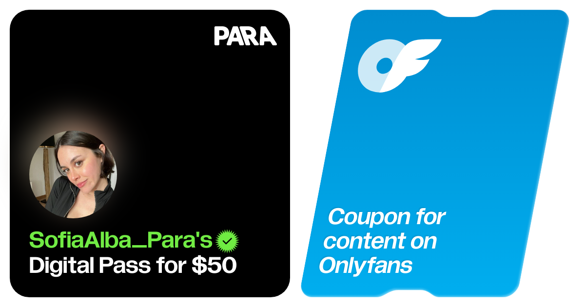 Coupon for content on Onlyfans · SofiaAlba_Para