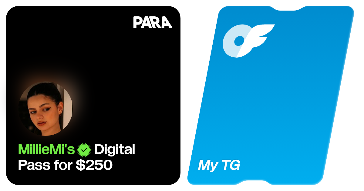 My TG🥵📞 · MillieMi