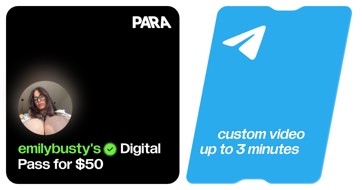 🔥custom video up to 3 minutes🔥 · emilybusty